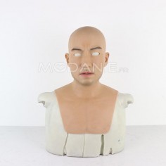 Masque déguisement homme confortable à porter pour cosplay Masque intégral en silicone avec effet réaliste