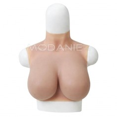 Structure cellulaire Bonnet E/F/G Faux seins en silicone pour se travestir Buste seins pour homme ou femme