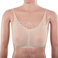 Bonnet de A à E Brassières élastiques avec faux seins en silicone Faux seins confortable pour se travestir en femme