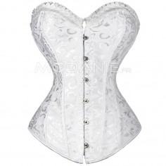 Royal et classique corset décoré de volants Corset femme sexy de grande taille pour créer la silhouette de sablier