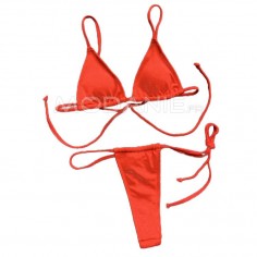 GRANDE TAILLE Sexy lingerie rouge avec string pour s'adapter au buste faux sein ou combinaison féminisation