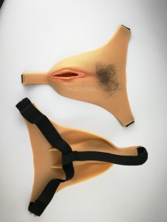 Faux vagin réaliste avec bande élastique Vagin pénétrable à prix mini 