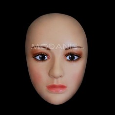 En solde Masque silicone femme pour travstis Masque féminisation avec maquillage