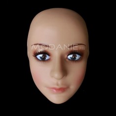 Masque réaliste de femme avec maquillage charmant Masque en silicone pas cher