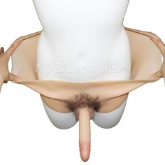 Culotte transgenre en silicone huat-élastique Culotte avec faux pénis 3 couleurs disponibles